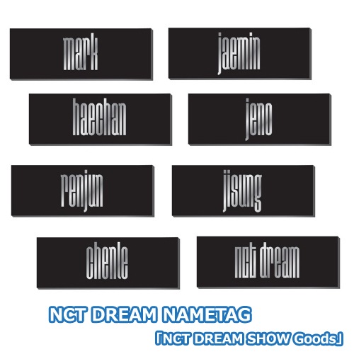 dream show マーク ネームタグ NAME BADGE | SMTOWN OFFICIAL ONLINE STORE