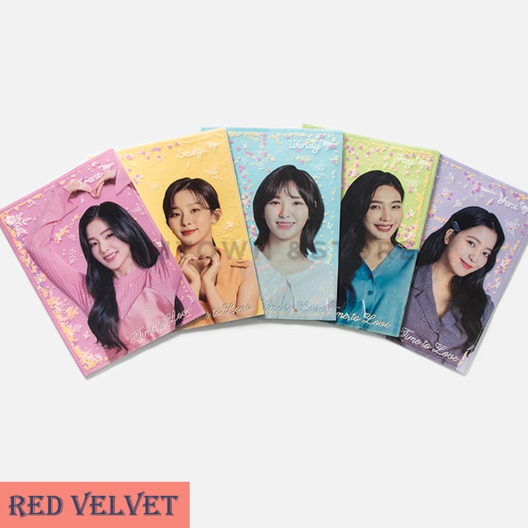red velvet 公式グッズpantone ノート 封入トレカ