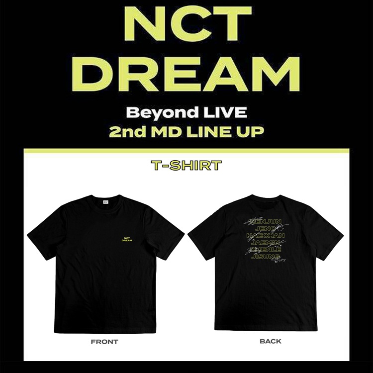 NCT DREAM T-SHIRTS「Beyond LIVE Beyond the Dream Show MD」
