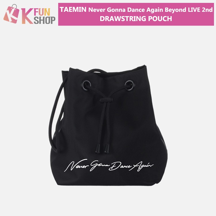 予約】TAEMIN DRAWSTRING POUCH「Beyond LIVE - TAEMIN Never Gonna
