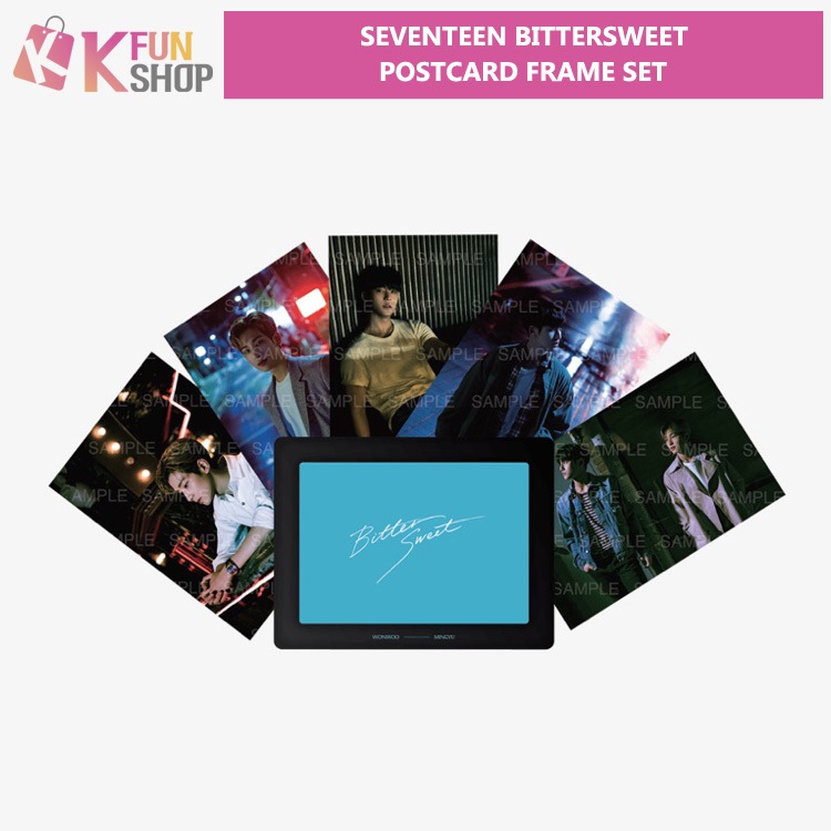 seventeen bittersweet ポストカードフレームセット Seventeen Official Wonwoo x Mingyu Bittersweet Goods