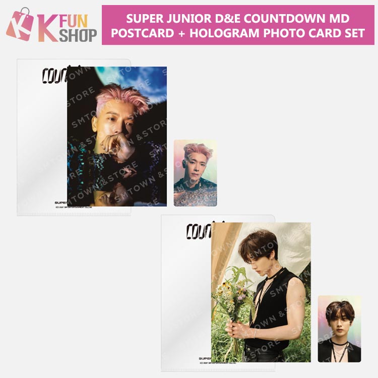 SUPER JUNIOR HOLOGRAM PHOTO CARD SET