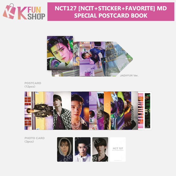 NCT 127 NCIT ポストカード + トレカ デコステッカー ジェヒョン NCT127 Sticker ジェヒョン deluxe トレカ
