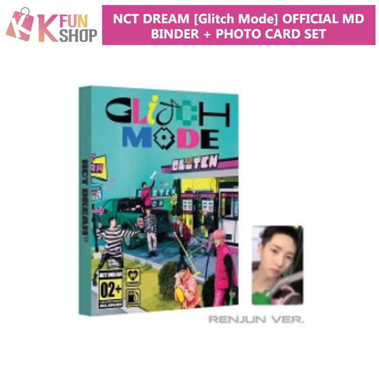 予約】NCT DREAM BINDER + PHOTO CARD SET_Glitch Mode OFFICIAL