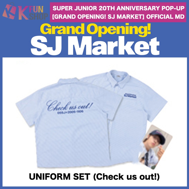 SUPERJUNIOR SJ Market ウニョク エプロンセット jp.ktown4u.com : SUPER JUNIOR - [GRAND OPENING! SJ MARKET