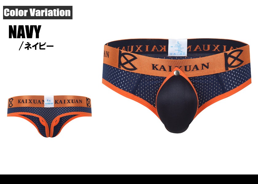 KAIXUAN/カイシュエン ツルツルメッシュ 極太ウエストバンド