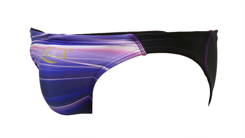 AQUX スーパーローライズビキニ M パープル（メンズビキニ