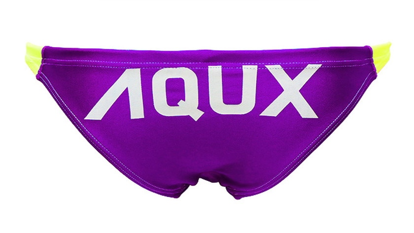 AQUX スーパーローライズビキニ M パープル AQUX/アックス Brazilian Bikinis 