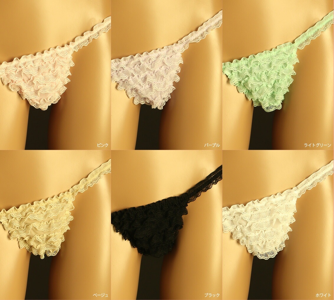 純白アンスコ　クロッチ TMコレクション【PLAY】NewT2M2 x Lace アンスコ風 frill G-STRING レディース ビキニ 下着 ショーツ ランジェリー  セクシー ちょいエロ エッチ下着 エロかわ エロい下着 シースルー クロッチ | レディース,インナー【ブランド別】,TMコレクション |  asiancloset ...