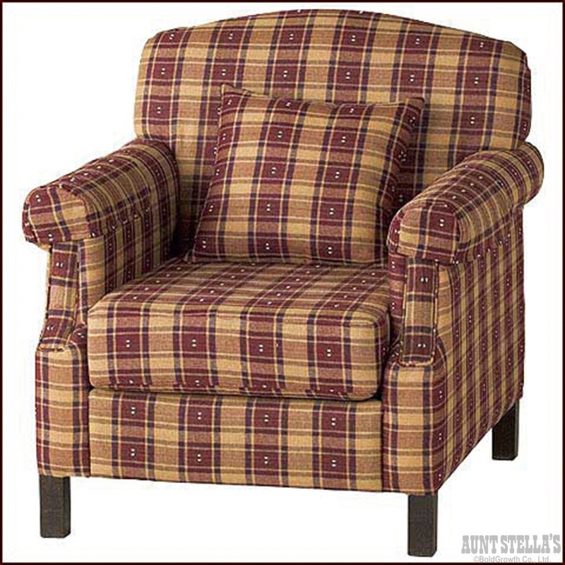 Sofa 1 Seater/Burgundy ソファ（1人掛け／バーガンディ