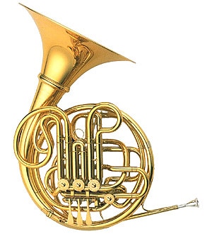 中古ホルン ヴェンツェルマインル205GLT ケース・マウスピース付