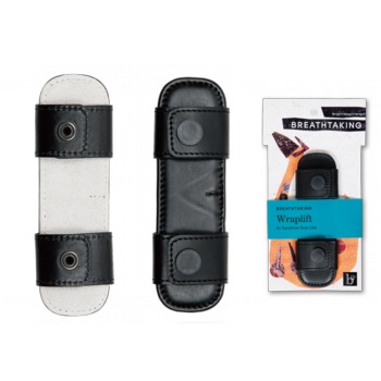 ［値引き］ブレステイキングL インディゴ×カカオ　ラップリフト付　※おまけ付き breathtaking Wraplift インディゴカカオ ラップリフト ブレス