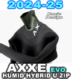 サーフィン・ボディボード AXXE HUMID HYBRID U-ZIP 4/3mm サーフィン・ボディボード AXXE HUMID HYBRID U-ZIP 4/3mm