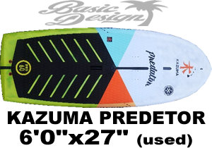 ☆KAZUMA(カズマ)サーフボード　HAWAII　6’1”　ジャパンモデル！☆ サーフボードギャラリー | USED SURF×SURF MARKET