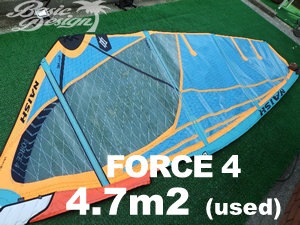ナッシュ　セイル　フォース　naish FORCE 4.7㎥ The Ultimate 4 Batten wave sail