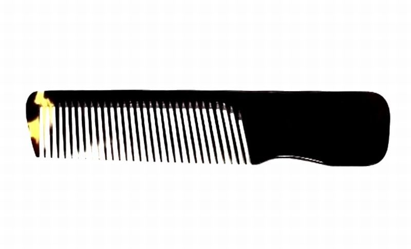 本鼈甲櫛 べっ甲くし 理容師 職人用 本鼈甲 仕上櫛 - ヘアケア