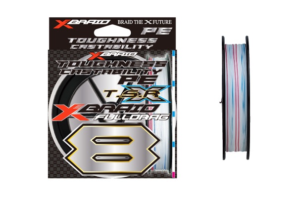 エックスブレイド フルドラグ X8 300m 3号 オーキッドホワイト