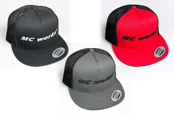 MC works'/ハーフメッシュフラットバイザーキャップ | ウェアー