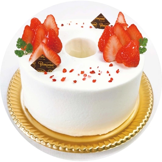 ホールケーキ型で作る「シフォン生クリーム」の作り方～chiffon