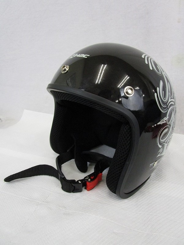 TACCO ブラック ジェットヘルメット bike-parts-center_72-11