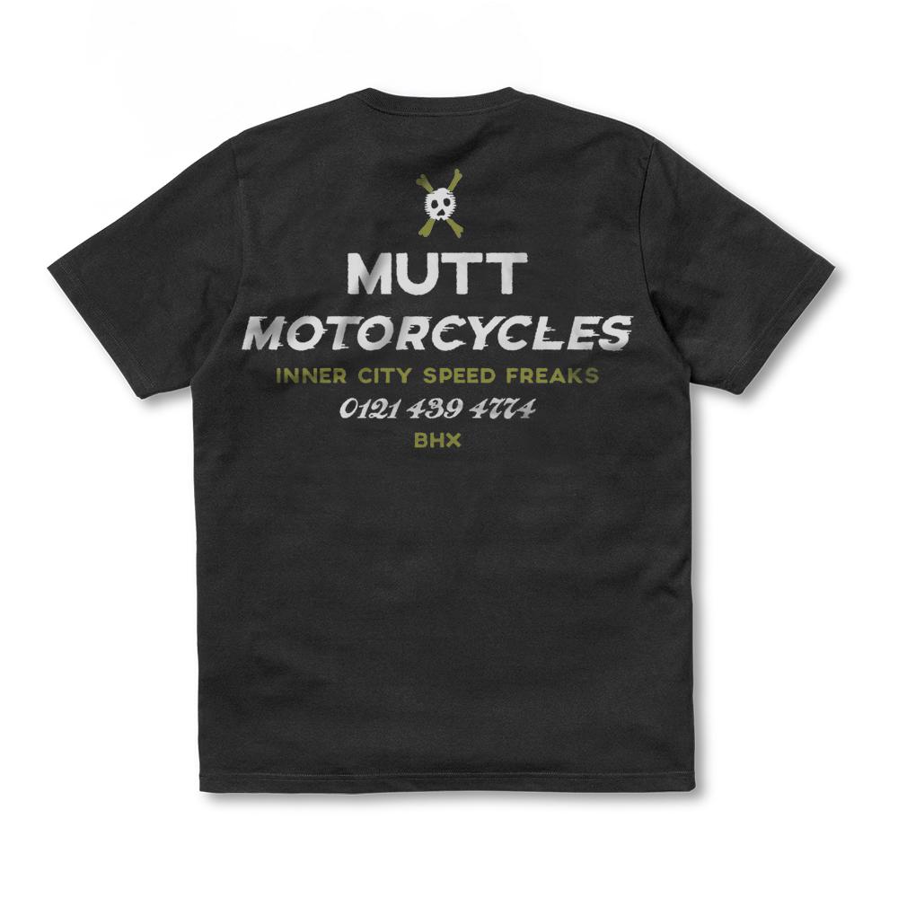MUTT Motorcycles Tシャツ SPEED FREAKS【ブラック/Mサイズ