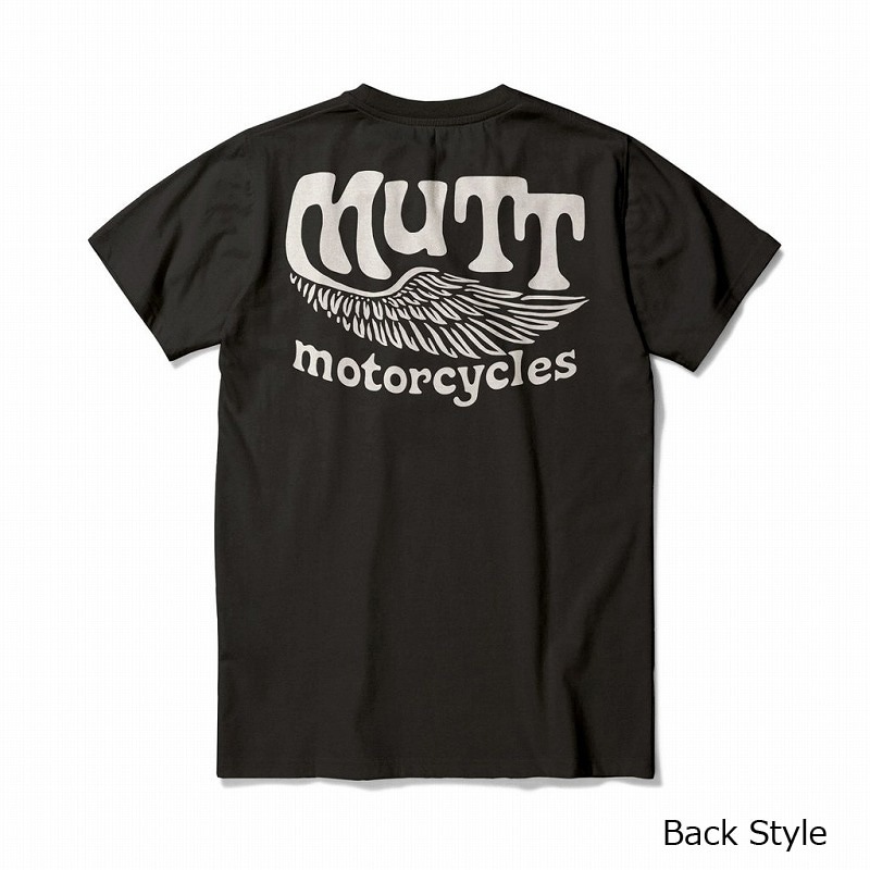 FLYERS シャツ MUTT Motorcycles Tシャツ FLYER【ブラック/Lサイズ】【マット