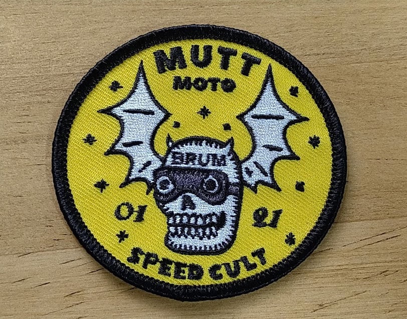 【最終値下げ】スペースマウンテン　ワッペン MUTT Motorcycles ワッペン【SPEED CULT】【マットモーター