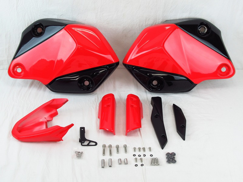 H2C製グロム 外装セット モタード　レッドホンダ バイクJC92 21-23年 H2C製グロム 外装セット モタード レッドホンダ バイクJC92 21
