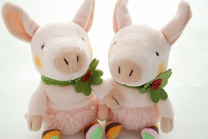 グッドラック good luck ぬいぐるみ 5個セット GOOD LUCK! ブタのピンクSS | おもちゃ・BABY・KIDS,ぬいぐるみ