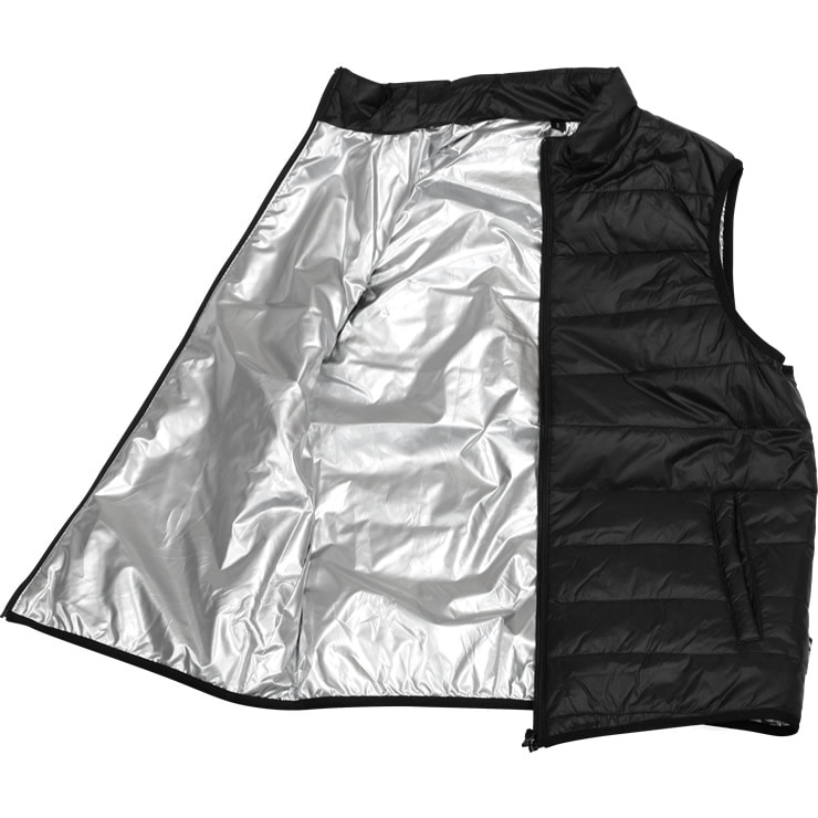 プーマ STAMPD レザー ダウンベスト M (USサイズ) 定価216000円 イタリア製 スタンプド ブラック 羊革 MADE IN ITALY PUMA×STAMPD レザーダウンベスト M 美品