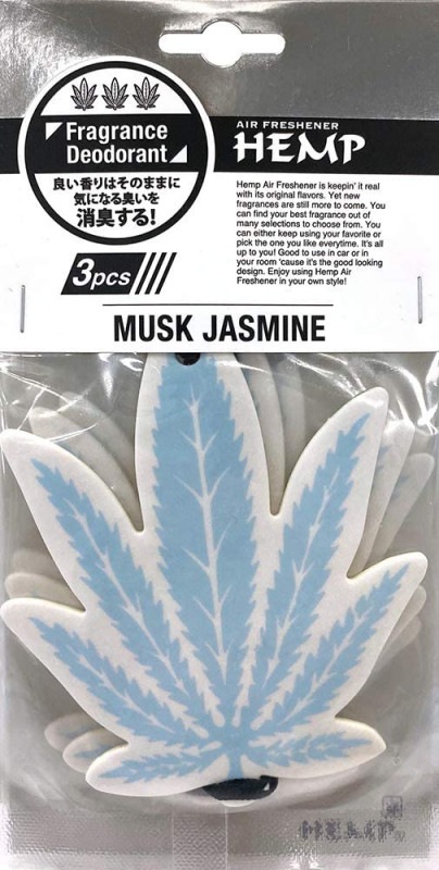 上品なファッション HEMP 吊り下げ F&D エアフレッシュナー 3P パック ムスク パンツ