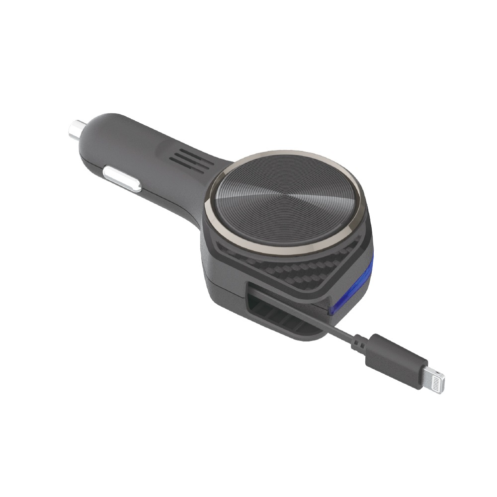 ペルシード Fixリール 充電器 Lightning BK/GM PPJ2051