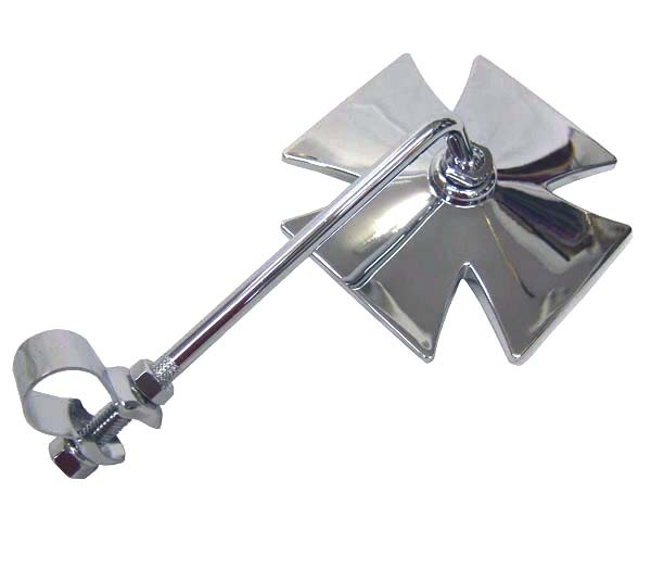 クロームフレイムカスタムリアビューミラーハーレーオートバイ