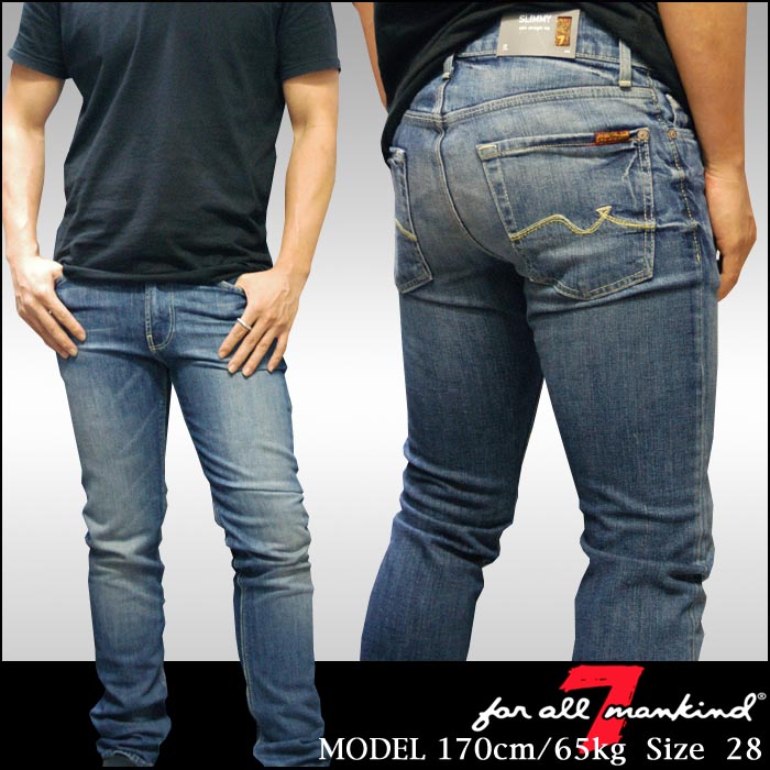 7 For All Mankind セブン メンズ ストレッチ スリム ストレート 