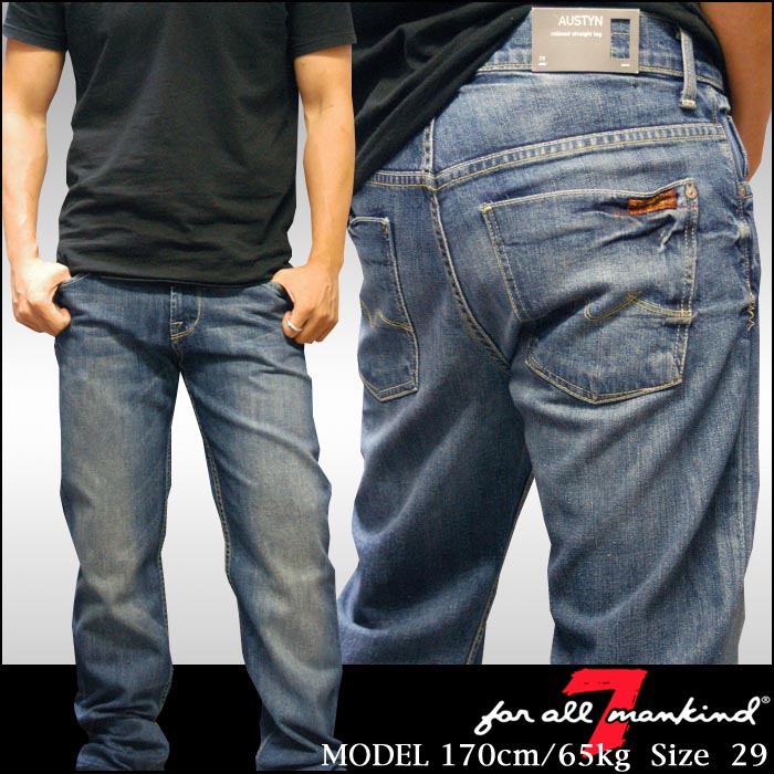 7for all mankindROXANNEローライズデニムジーンズ24米国製 7