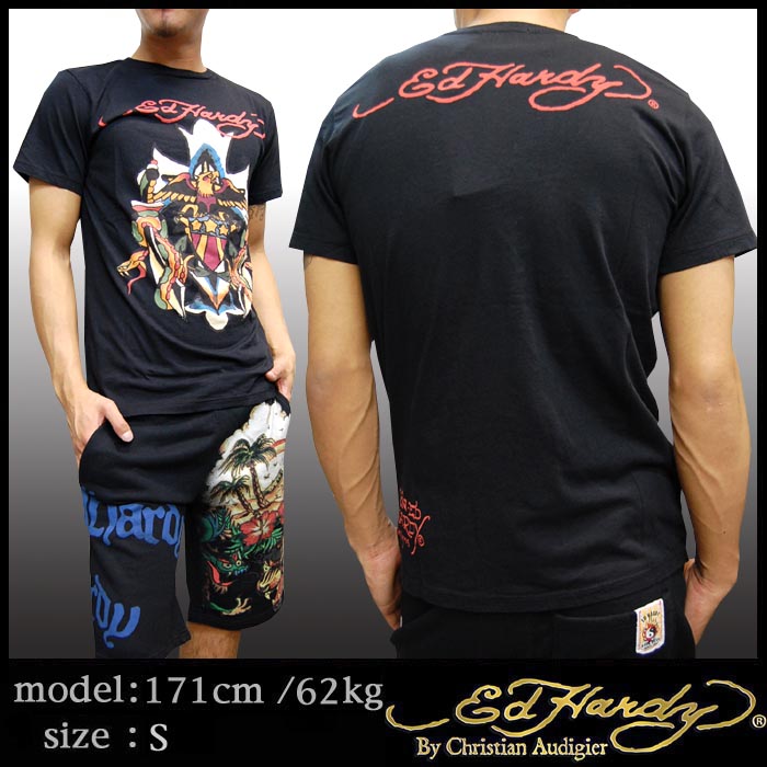Ed Hardy 400種類の品揃え エドハーディー メンズ Tシャツ EAGLE