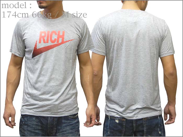 ジョイリッチ ジョイリッチ JOYRICH メンズ Tシャツ グレー JOY-H0905TE
