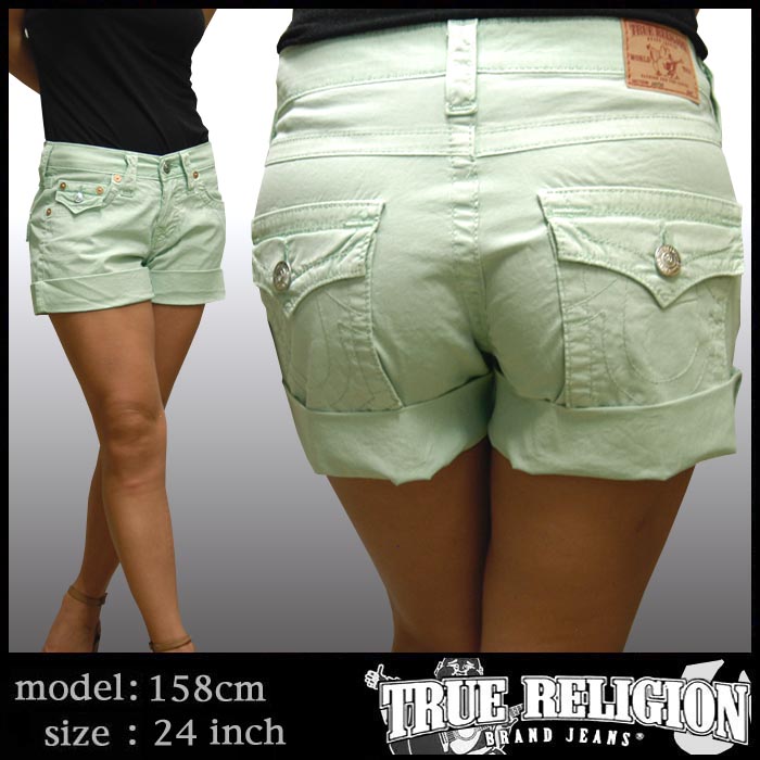TRUE RELIGION レディース ショートパンツ 2本セット 新品 crs_true-w-shorts02