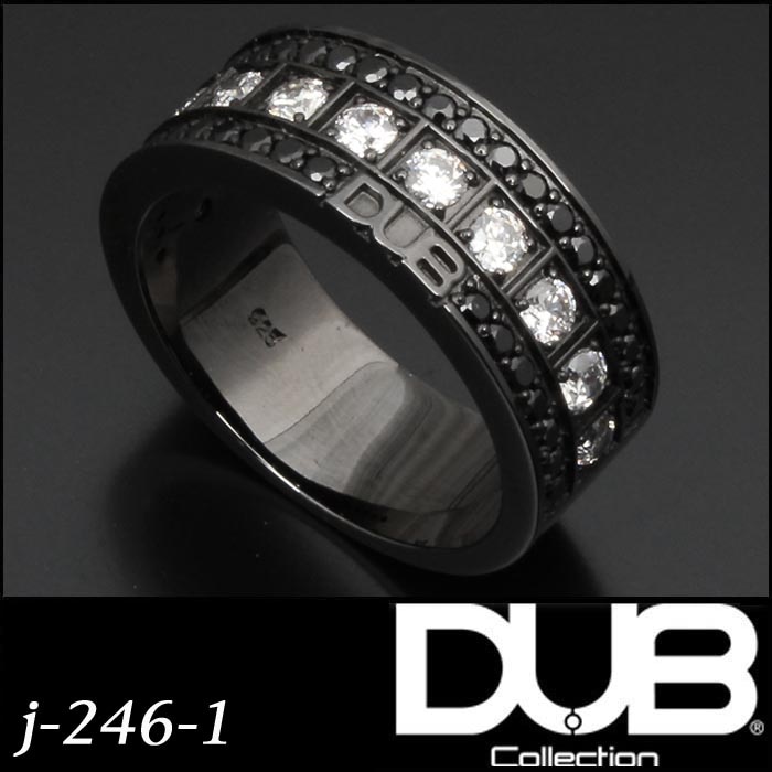 再入荷なし 即納 DUB Collection j-246-1（BK） Bicolor Ring