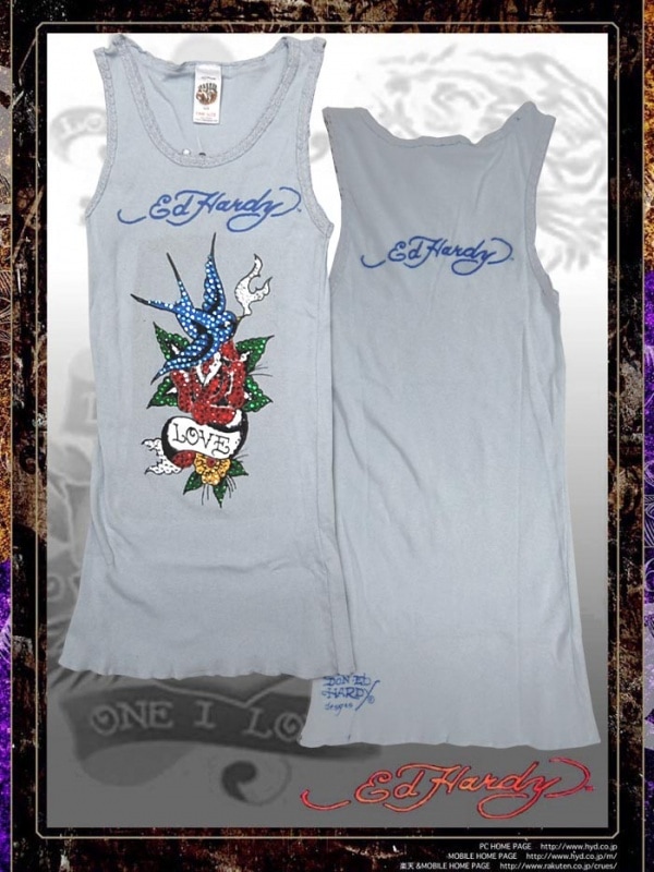 おトク情報がいっぱい！ Ed Hardy 400種類の品揃え エドハーディー レディース ライン トップス
