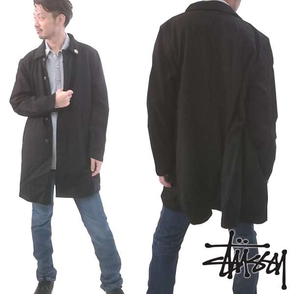 ステューシー STUSSY メンズ ウール コート ジャケット WOOL