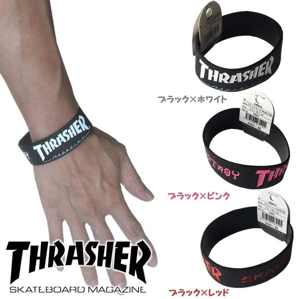 スラッシャー THRASHER メンズ レディース 兼用 RUBBER リスト