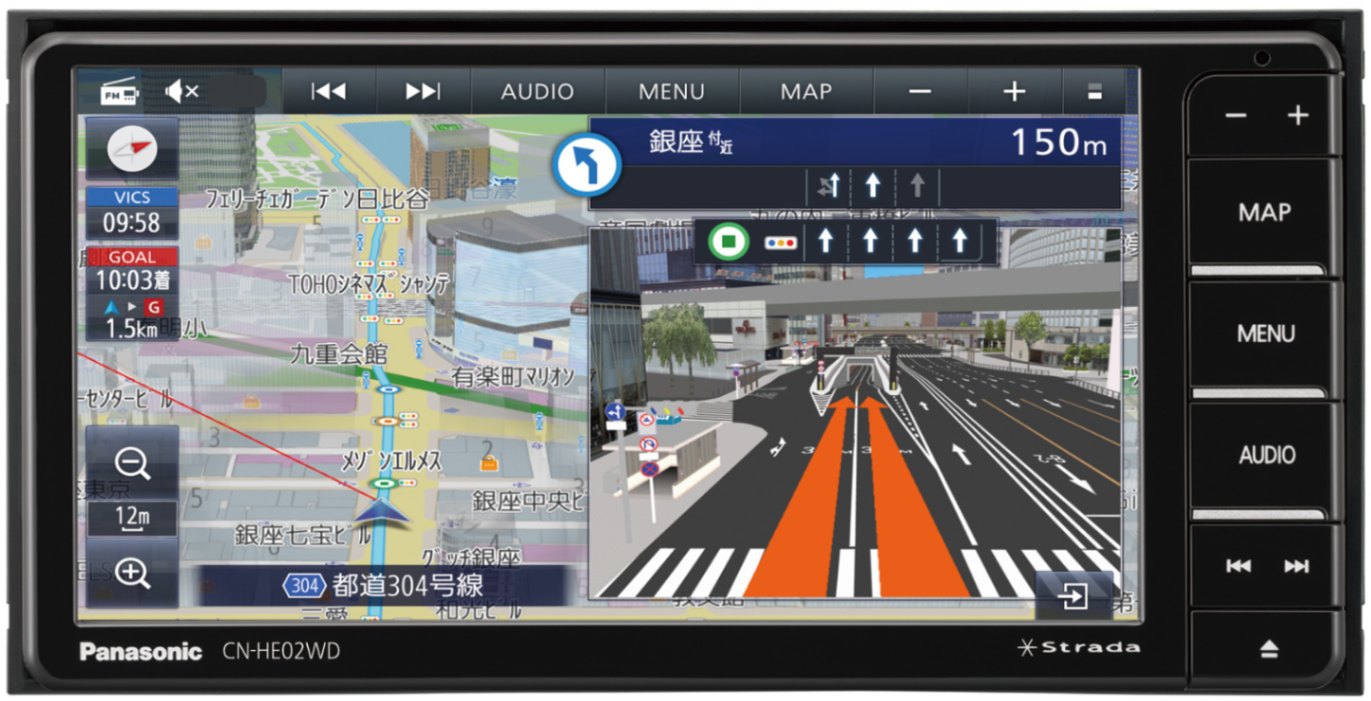 カレント｜【PANASONIC（パナソニック）】カーナビ CN-HE02WD