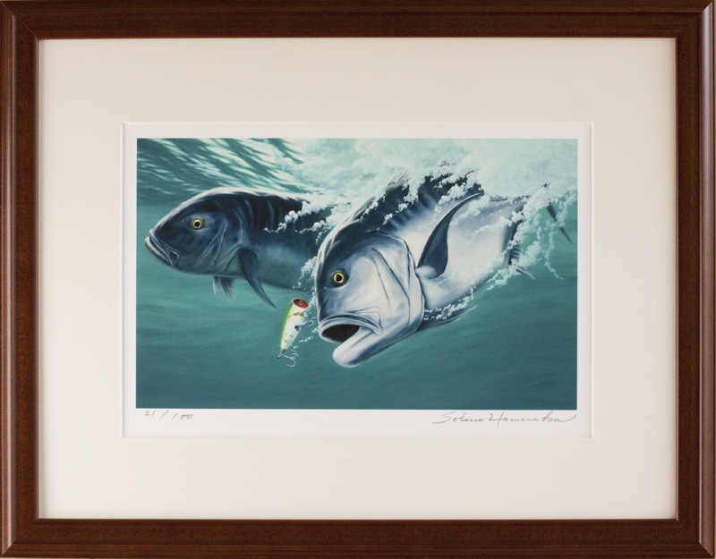 2012NEW!!浜中せつお デジタル版画 「ミスバイト」 リトグラフ