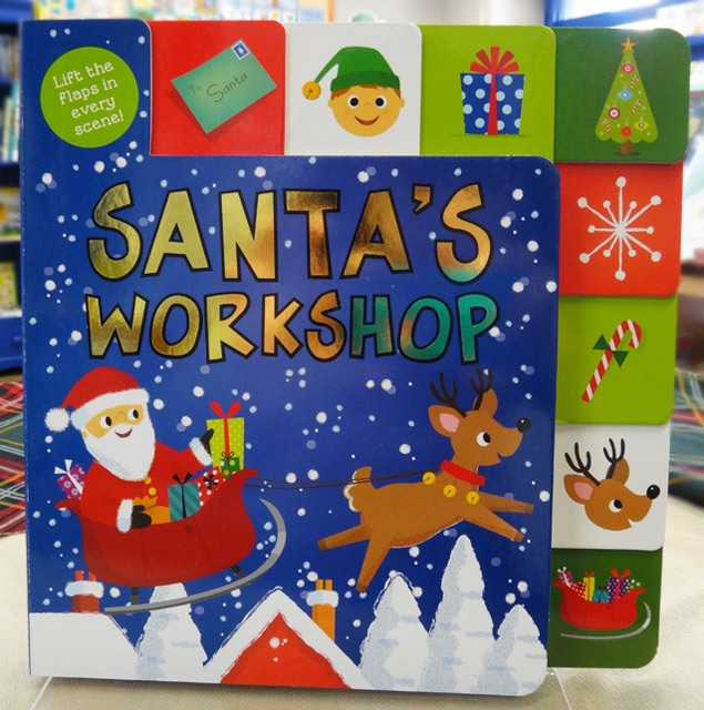 Santa's Workshop 洋書 立体型仕掛け絵本
