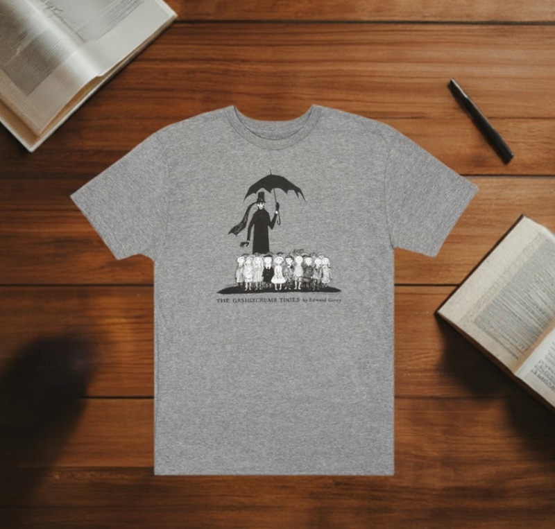 ゴーリー Tシャツ ギャシュリークラムのちびっ子たち グレー S