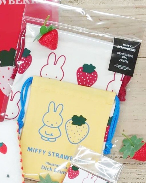 ミッフィー 巾着セット いちご | カテゴリーでさがす,グッズ