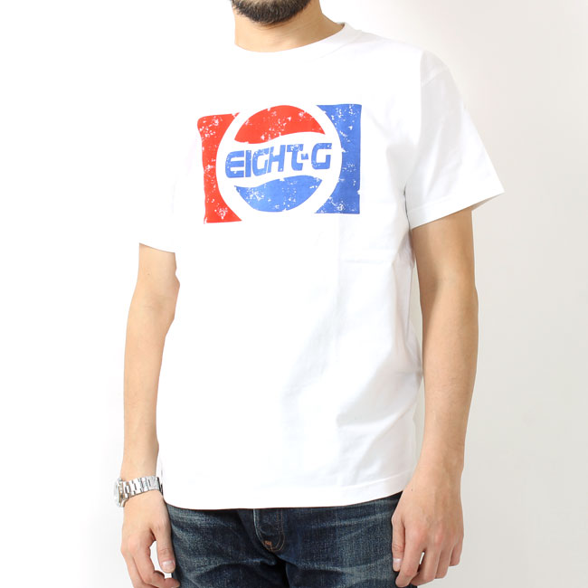 8LOOM Tシャツ EIGHT-G エイトジー Tシャツ プリント カラーTシャツ ロゴ 半袖