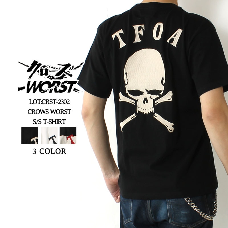 クローズ×WORST T.F.O.A 武装戦線 天竺Tシャツ / CRST-2302