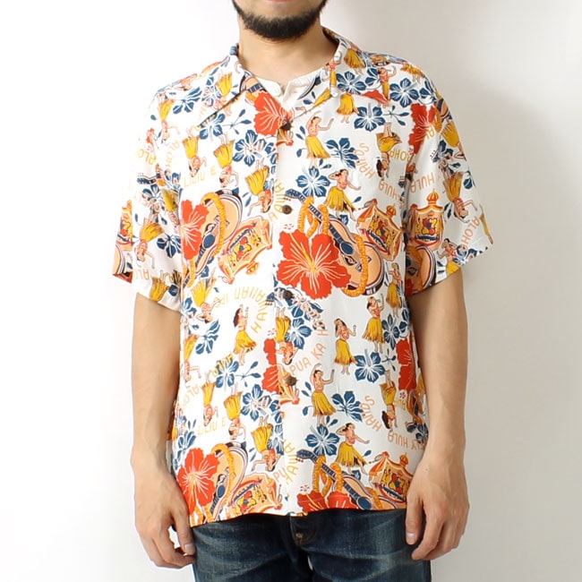 サンローランパリ 21ss ハイビスカスアロハシャツ 38 【楽天市場
